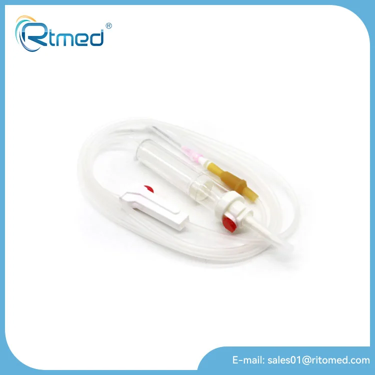 Ensemble de transfusion sanguine jetable
