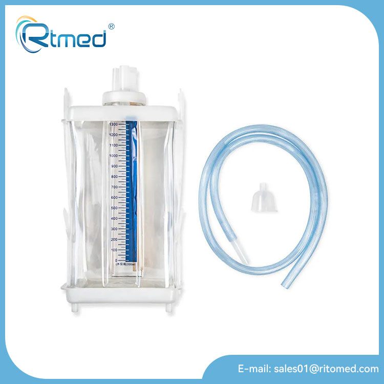 Bouteille de drainage thoracique jetable